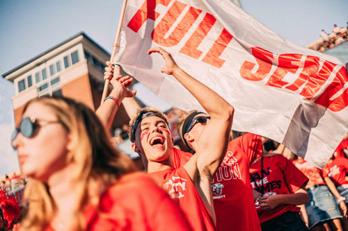 people rally with a cause